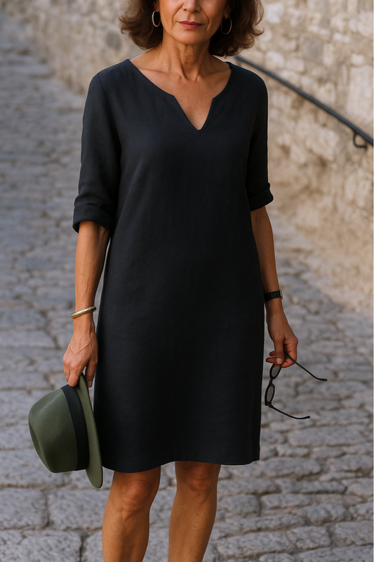 Karlien™|Elegante V-hals Jurk