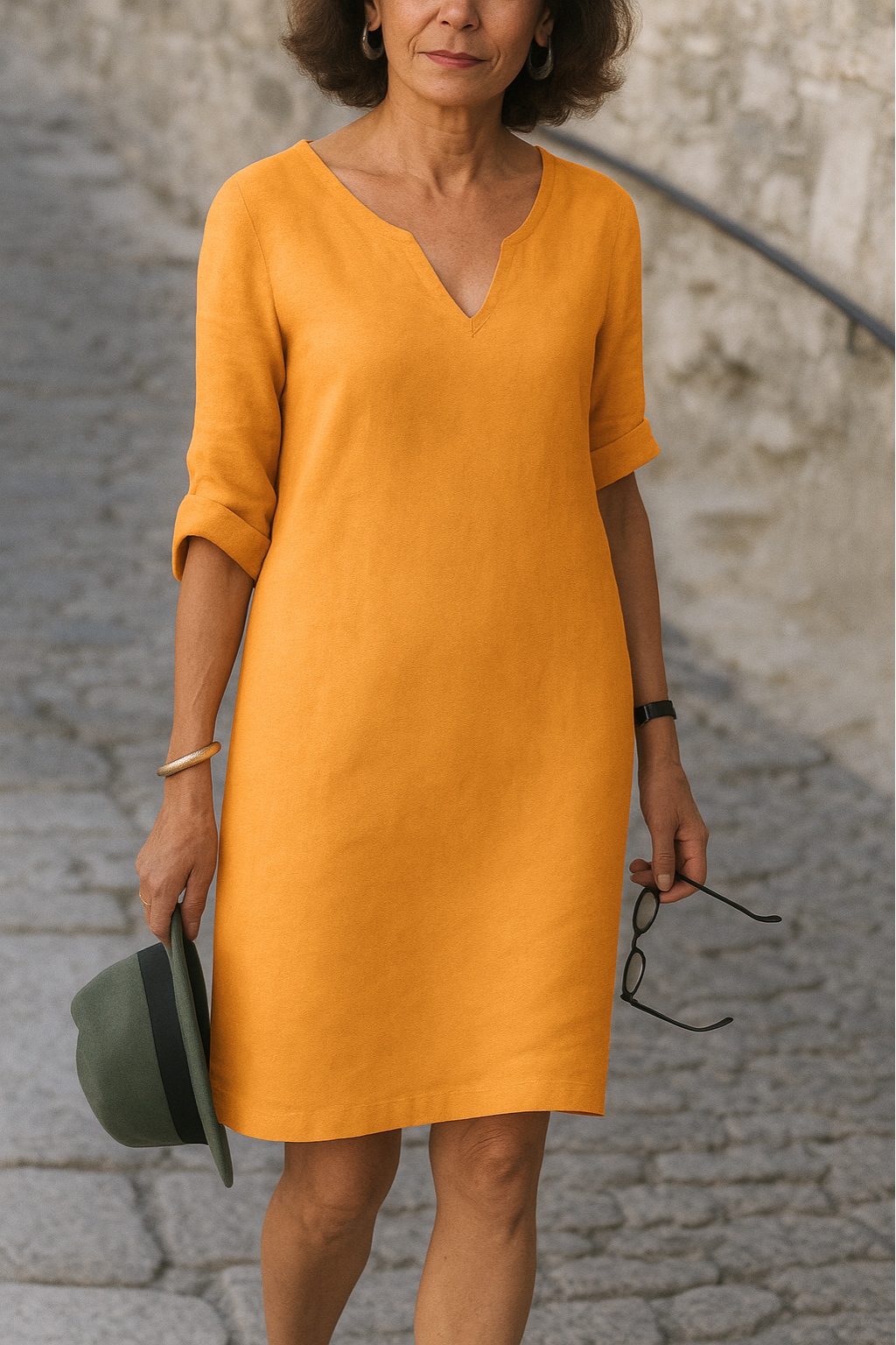 Karlien™|Elegante V-hals Jurk