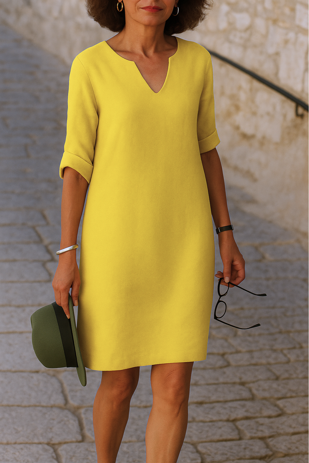 Karlien™|Elegante V-hals Jurk
