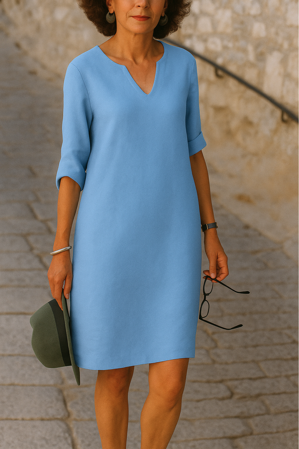 Karlien™|Elegante V-hals Jurk