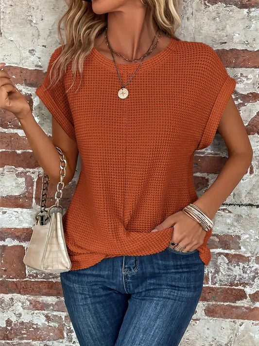 Fleur™|Modieus T-shirt met Ronde Hals